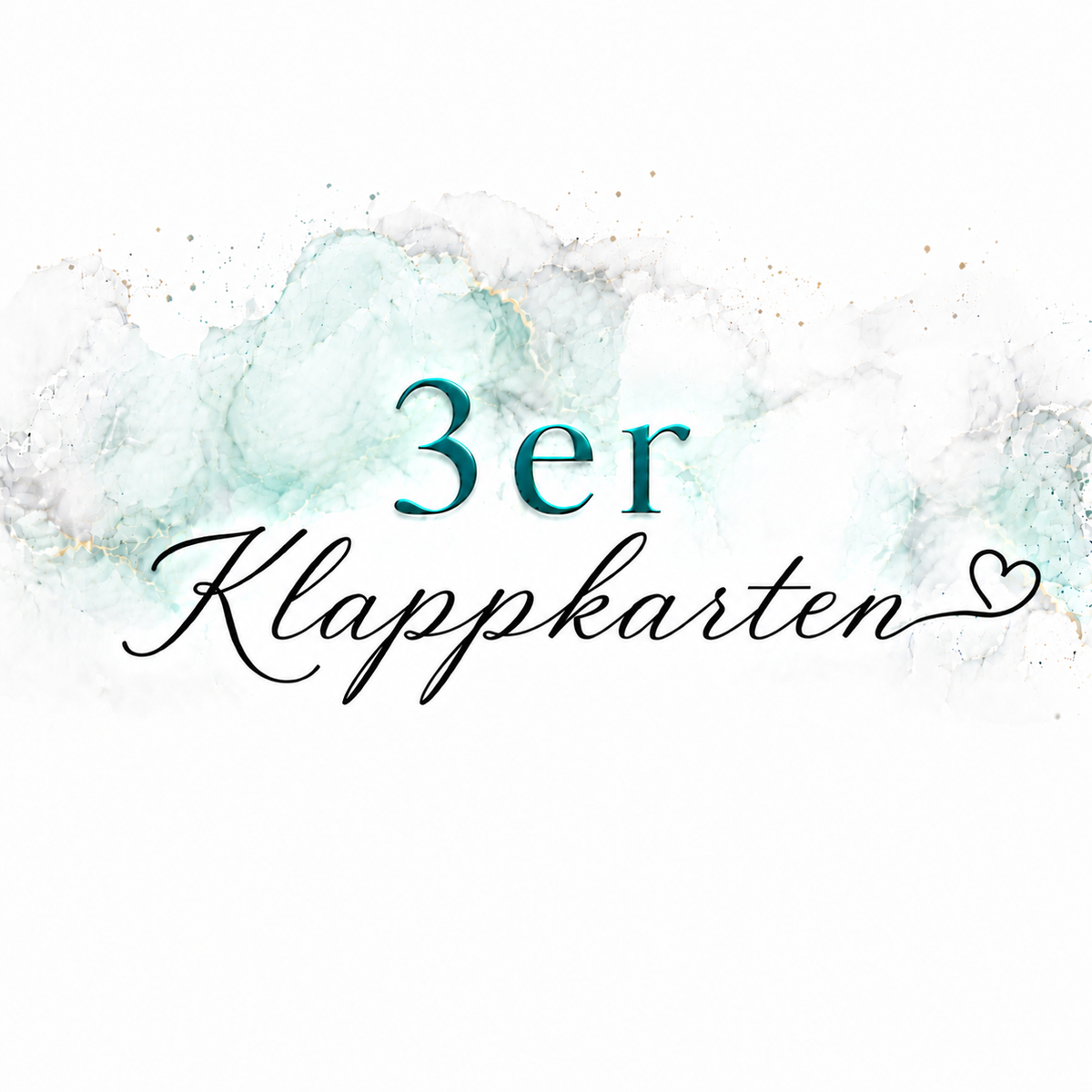 3er Klappkarten